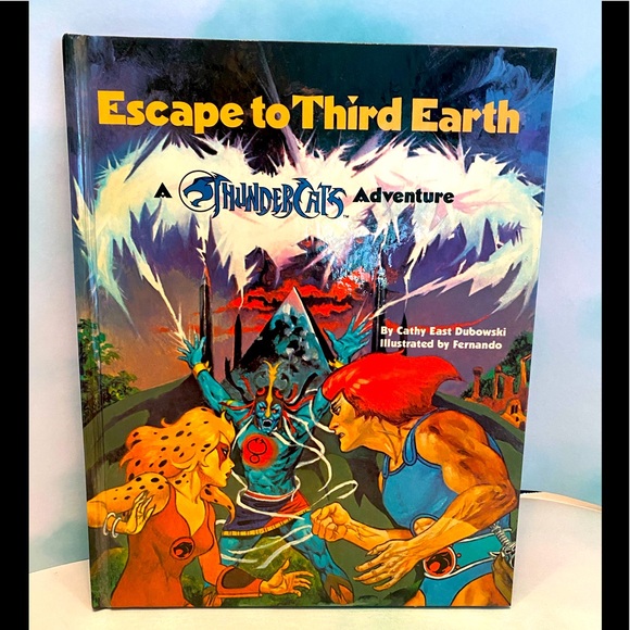 THUNDERCATS ADVENTURE VINTAGE 80s ESCAPE TO THIRD EARTH HARDCOVER BOOK 29p. - Picture 1 of 12